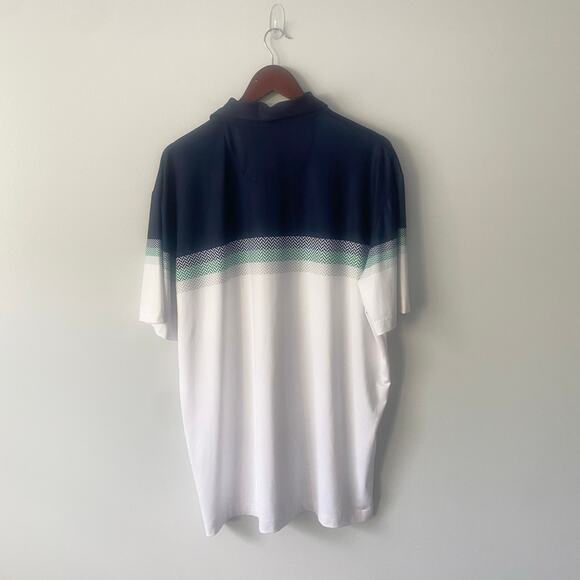 Callaway‎ Opti-Dri Polo Shirt Men's Large Blue Moisture Wick Performance Stretch - Picture 4 of 4